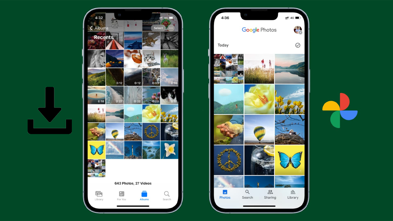 Cách tải ảnh từ Google Photos về điện thoại, máy tính