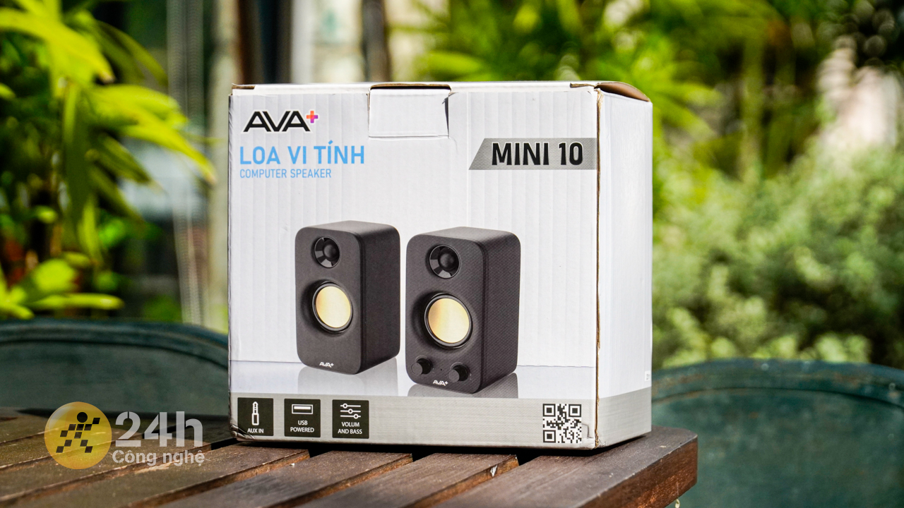 Trên tay AVA+ Mini 10: Loa vi tính nhỏ gọn giá 300 nghìn, chất âm tốt