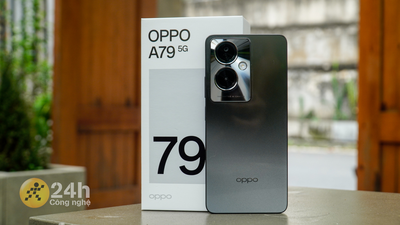OPPO A79 5G nhìn là một sản phẩm chỉn chu của nhà OPPO trong phân khúc tầm trung. OPPO A79 5G nhìn là một sản phẩm chỉn chu của nhà OPPO trong phân khúc tầm trung.
