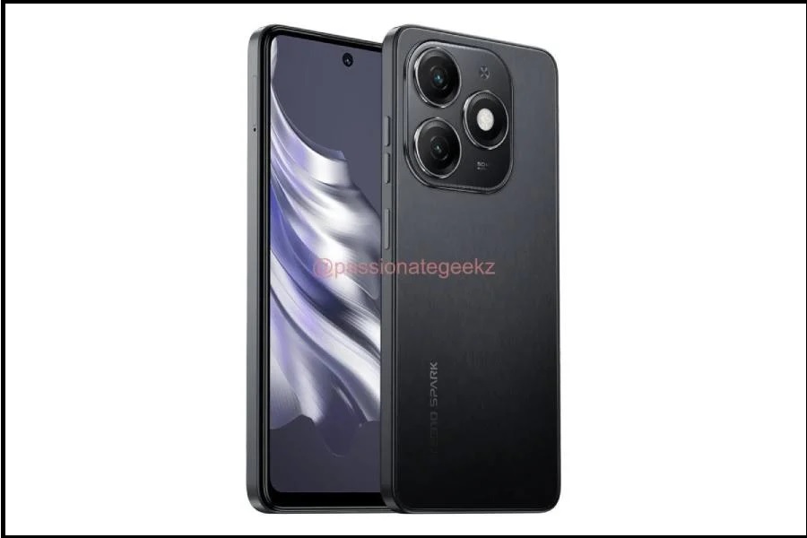 Tecno Spark 20 4G sẽ có thiết kế đẹp mắt. Nguồn: Gizmochina