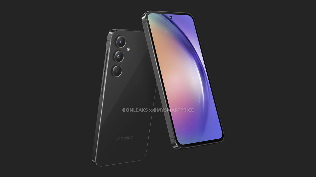 Hình ảnh render Galaxy A35 được tiết lộ bởi leaker OnLeaks
