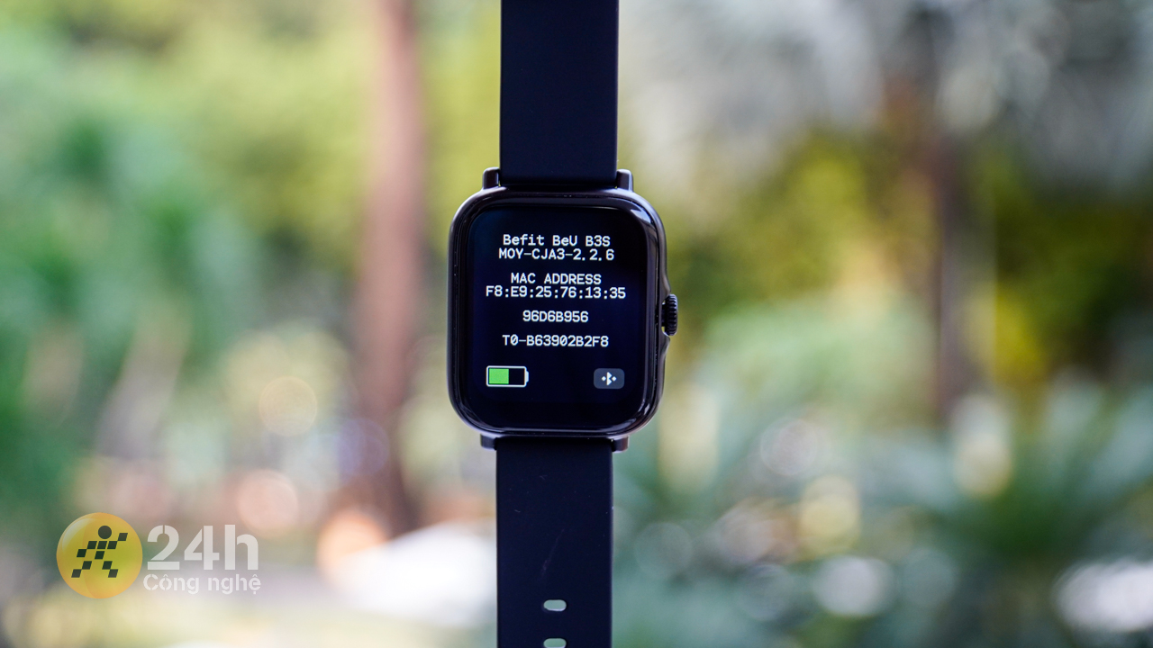 BeFit B3S được trang bị viên pin có thể dùng được liên tục 10 ngày