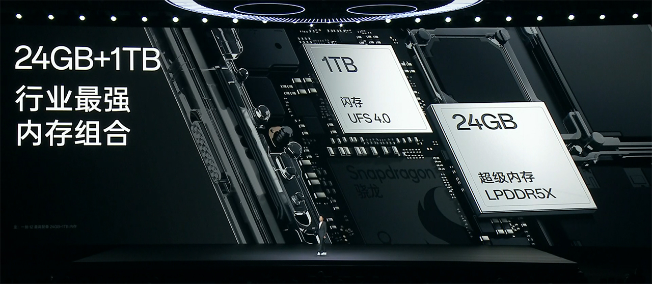 OnePlus 12 còn được trang bị dung lượng RAM khủng 24 GB. 