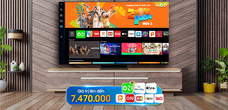 Giải trí vượt chuẩn với quà tặng ứng dụng nội dung khủng từ TV Samsung