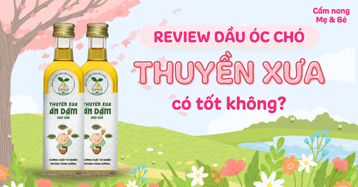 Review dầu óc chó Thuyền Xưa ăn dặm cho bé có tốt không? Giá bao nhiêu?