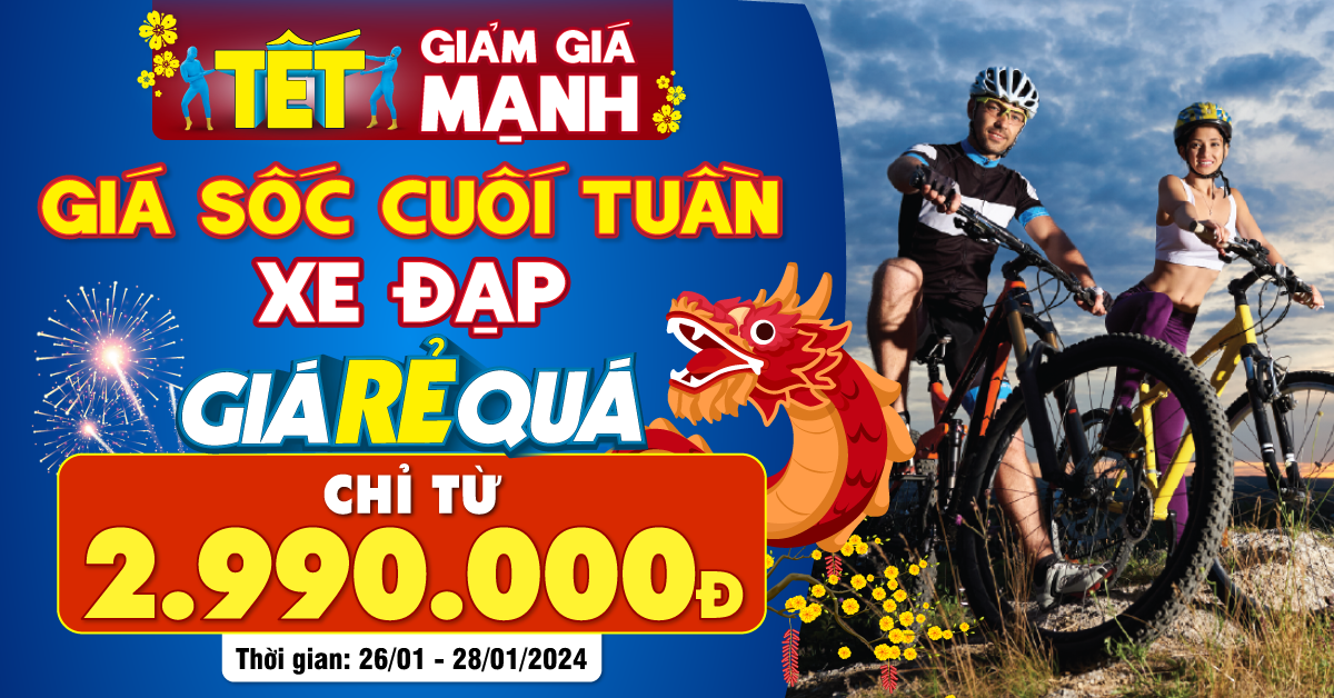 Giá sốc cuối tuần - Xe đạp xả kho giá rẻ quá chỉ từ 2.990.000đ