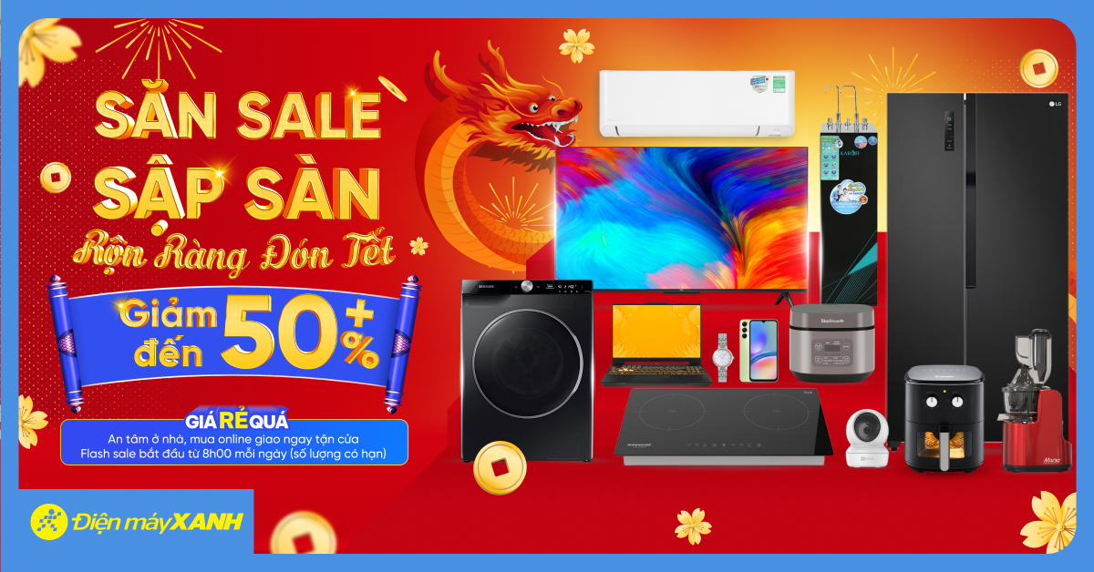 Săn Sale Sập Sàn - Rộn Ràng Đón Tết Giảm đến 50%+