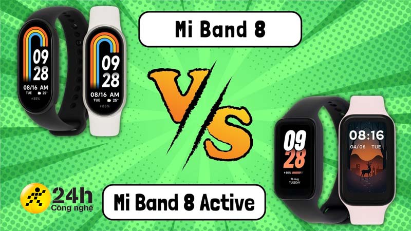 Nên mua Mi Band 8 hay Mi Band 8 Active cho tiết kiệm thật thông minh?