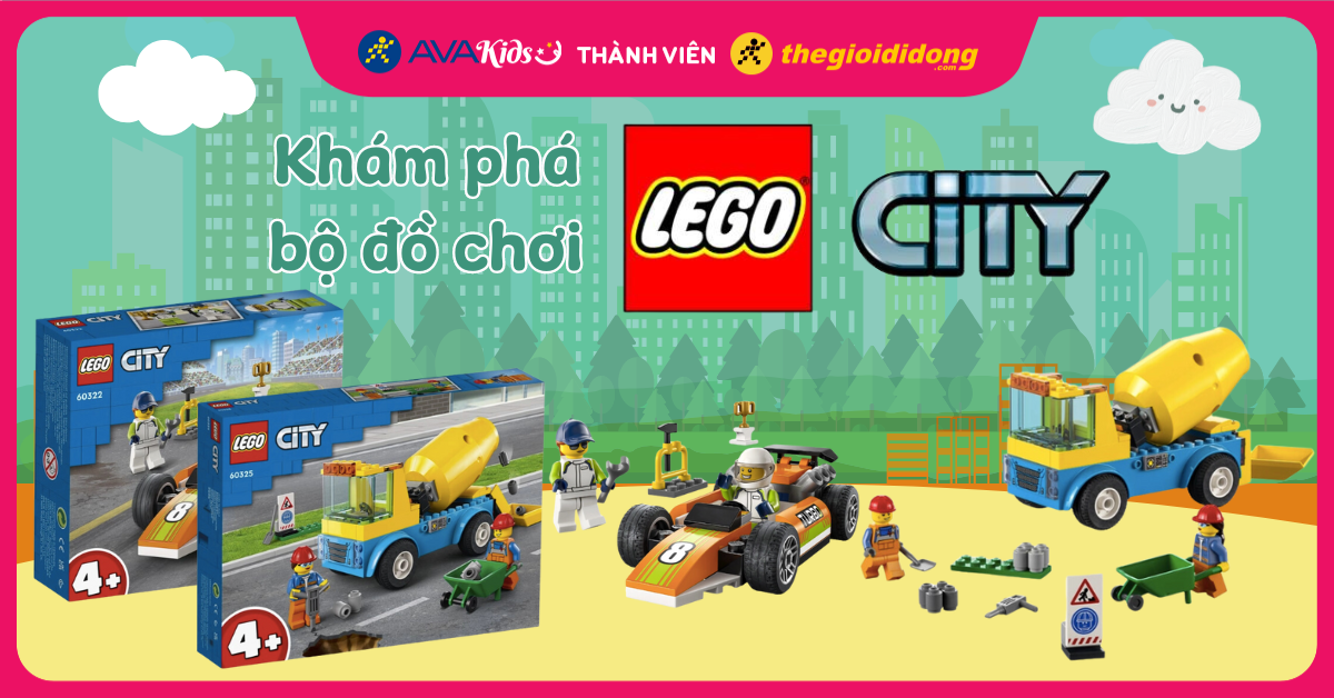 Bộ đồ chơi lắp ghép Lego City là gì? Đặc điểm và lợi ích đối với sự sáng tạo của trẻ nhỏ
