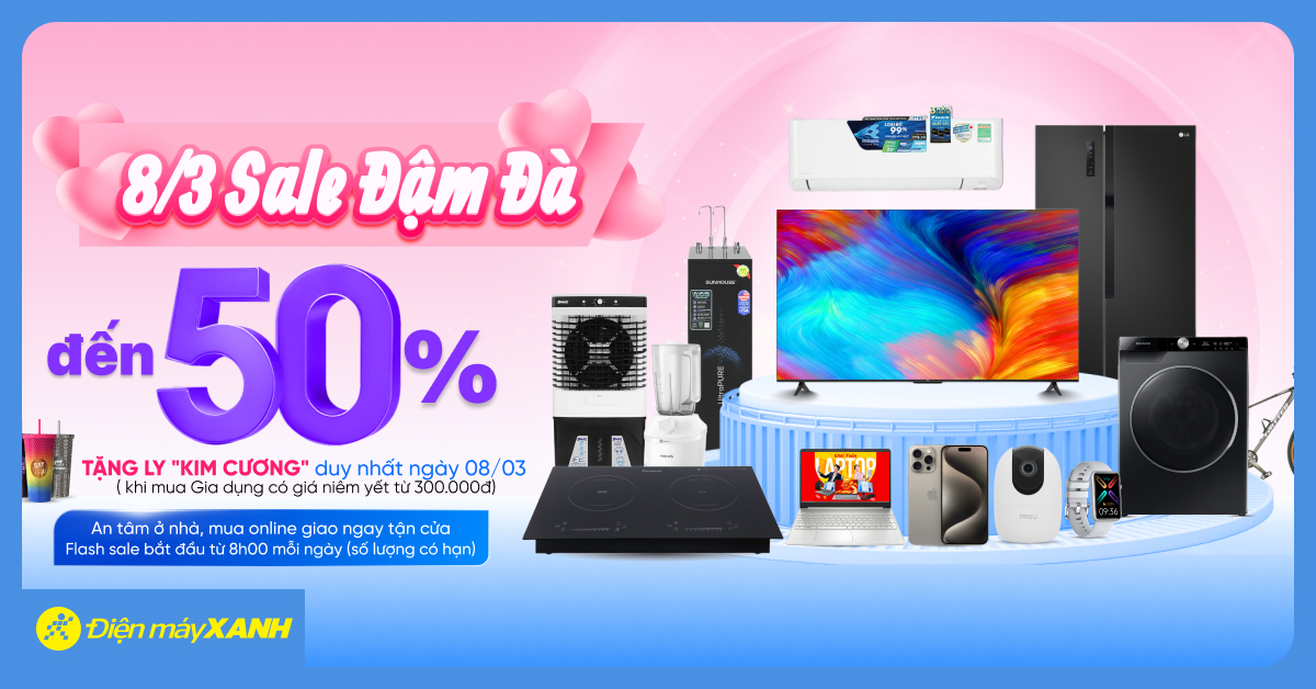 8.3 SALE Đậm Đà đến 50%, an tâm ở nhà - mua online giao ngay tận cửa