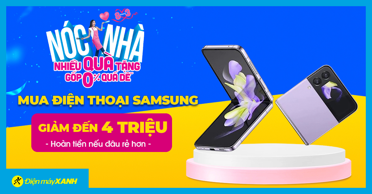 Sắm điện thoại Samsung cao cấp cho "nóc nhà" giá tốt, giảm đến 4 triệu đồng