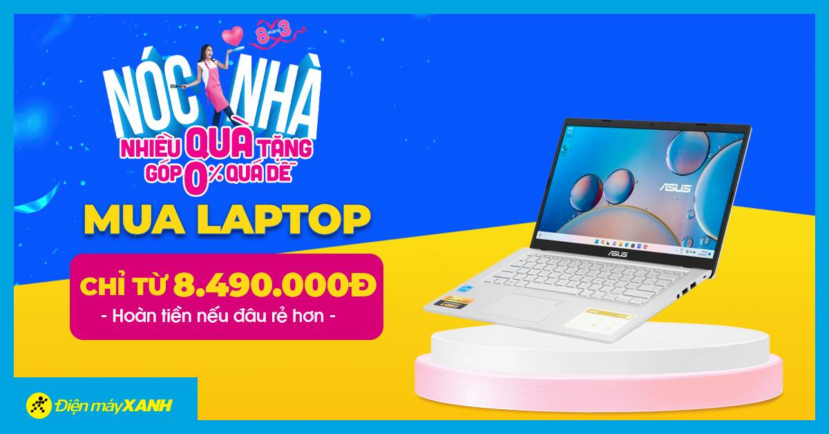Nóc Nhà Nhiều Quà Tặng - Laptop Giá Sốc - Góp 0% Quá Dễ