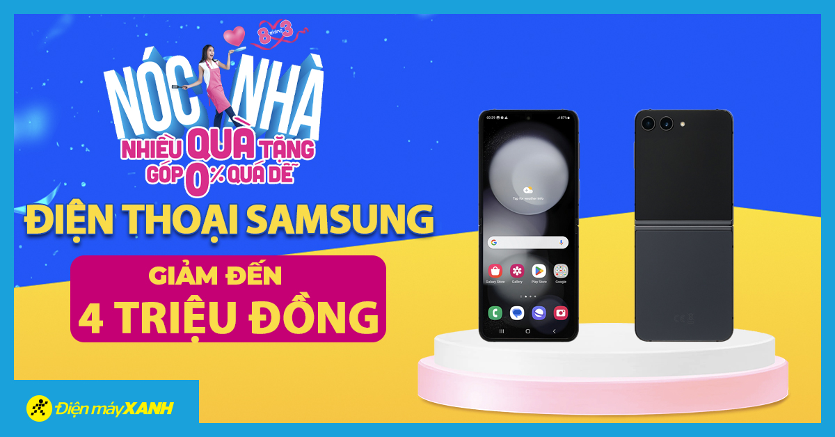 Điện thoại Samsung giảm giá đỉnh: Giảm đến 4 triệu đồng, cơ hội mua sắm tốt nhất tháng 3!