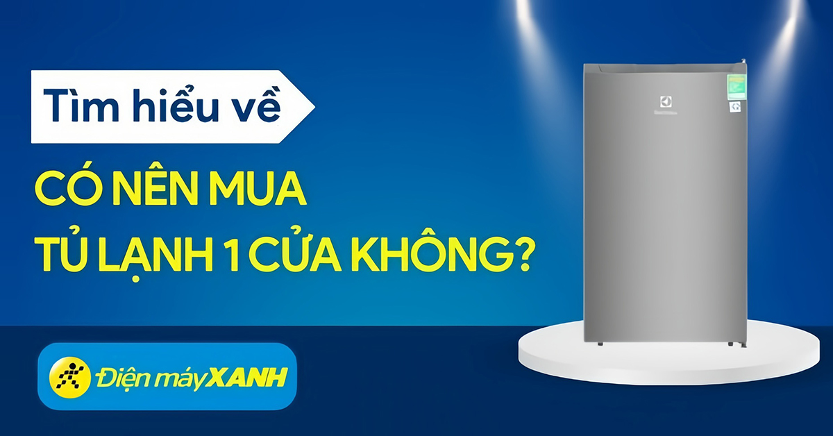 Có nên mua tủ lạnh 1 cửa? Ưu nhược điểm là gì và phù hợp với ai?