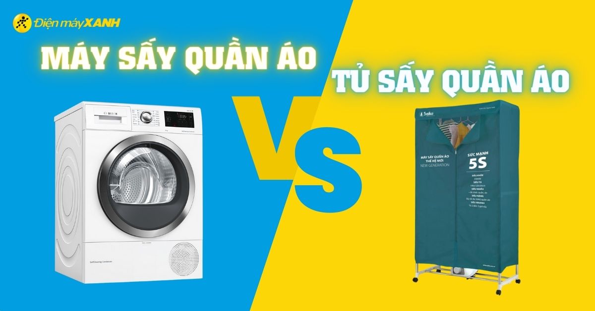 Nên chọn tủ sấy hay máy sấy quần áo vào mùa nồm ẩm?