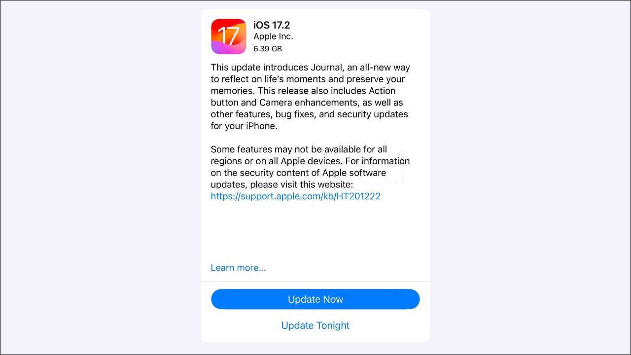 Apple bất ngờ phát hành iOS 17.2 và iPadOS 17.2 RC, mời bạn cập nhật