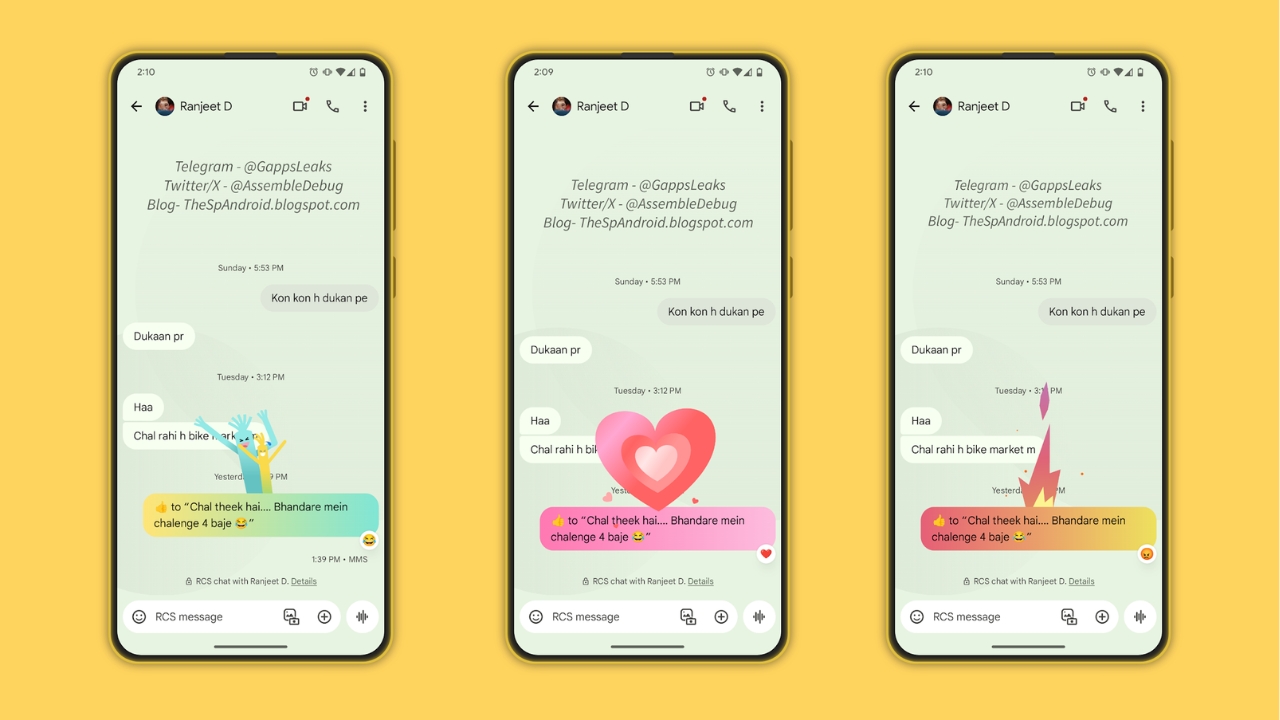 Chỉ cần bấm giữ vào tin nhắn cần react và chọn emoji mong muốn