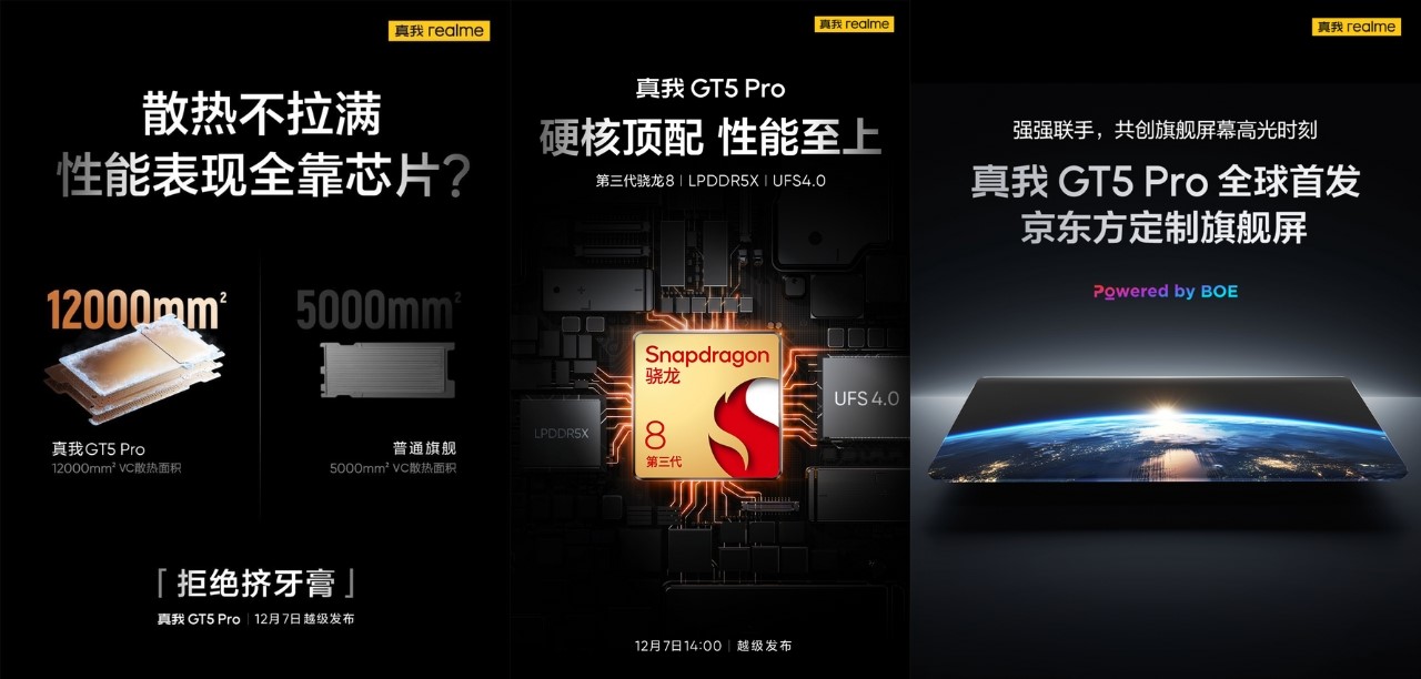 Các tính năng nổi bật khác trên realme GT5 Pro