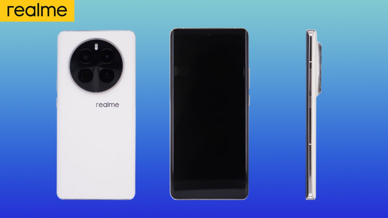 Ngoại hình realme GT5 Pro theo cơ sở TENAA cung cấp