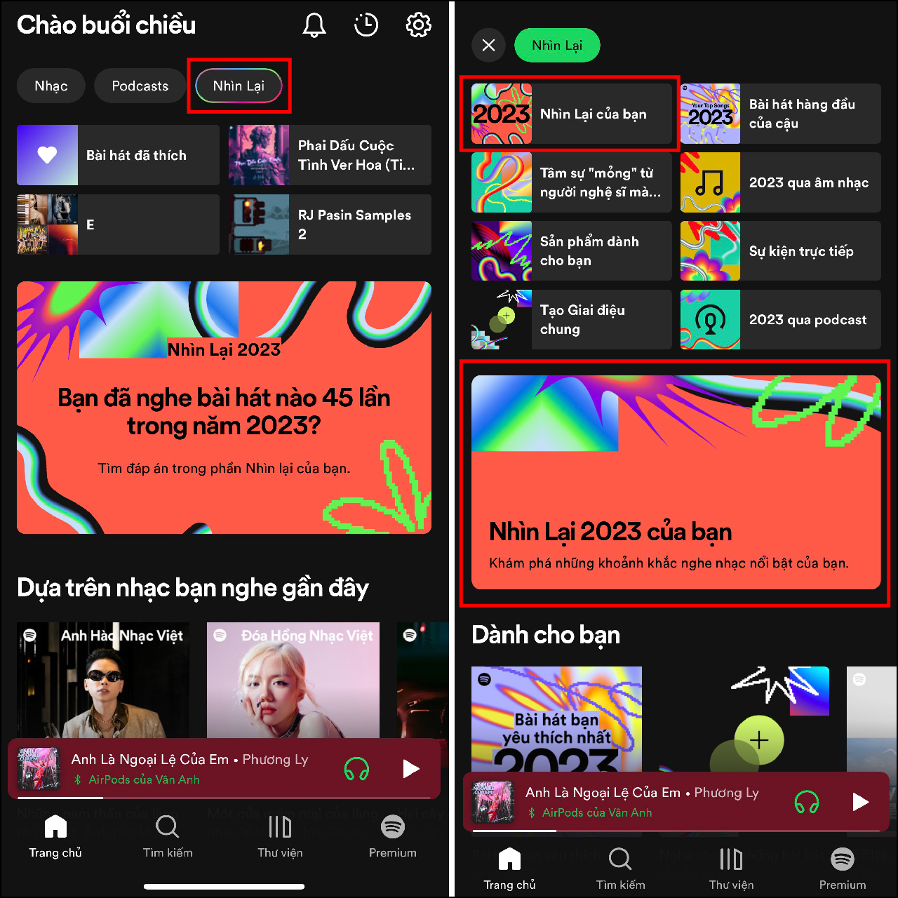 Cách xem Spotify Wrapped 2023