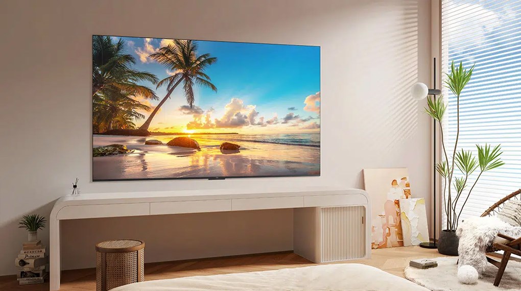 Google TV TCL 4K 55 inch 55P79B Pro - Tổng quan thiết kế