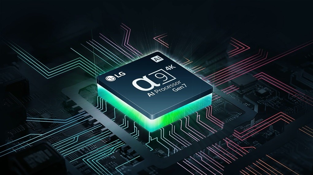 Smart Tivi OLED LG 4K 77 inch 77C4PSA - Bộ xử lý α9 AI Processor 4K Gen7