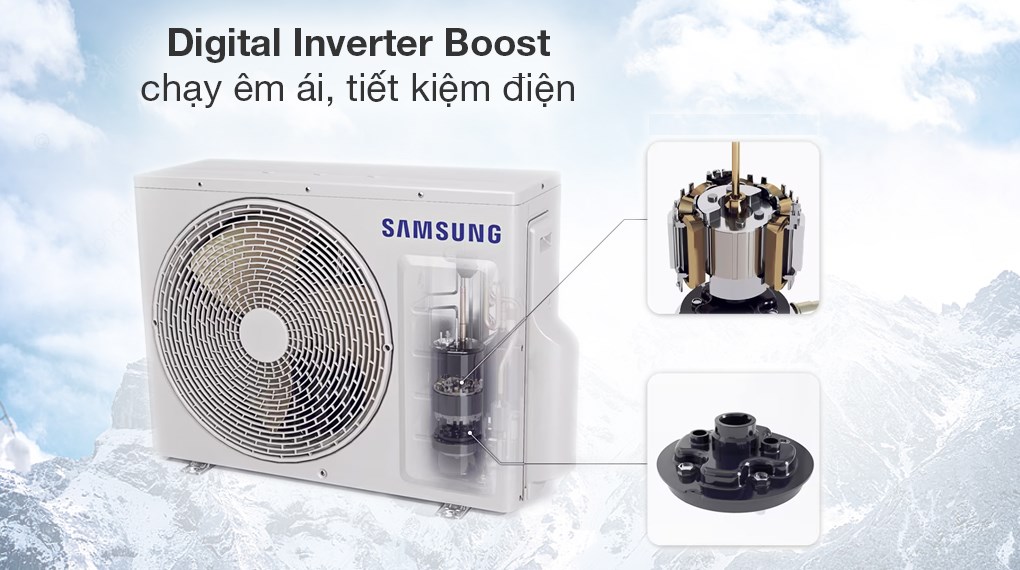 Máy lạnh Samsung Wind-Free Inverter 2 HP AR18CYFCAWKNSV - Công nghệ tiết kiệm điện