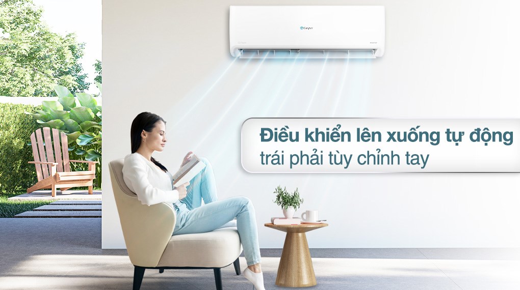 Máy lạnh Casper Inverter 2.5 HP GC-24IS35 - Cơ chế thổi gió