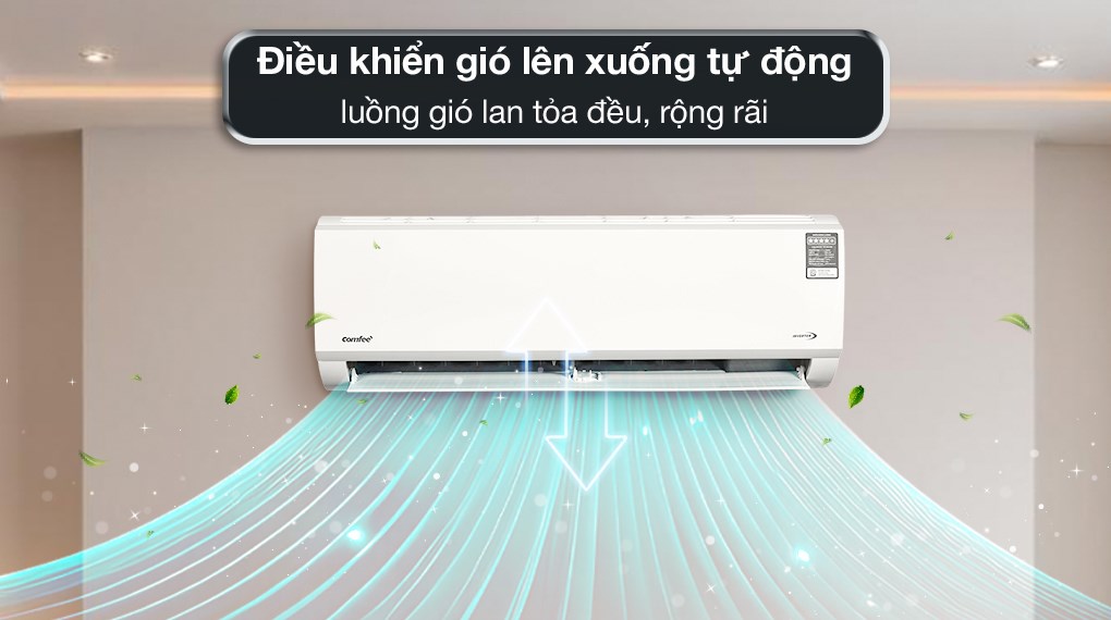 Máy lạnh Comfee Inverter 3 HP CFS-28VAF - Cơ chế thổi gió