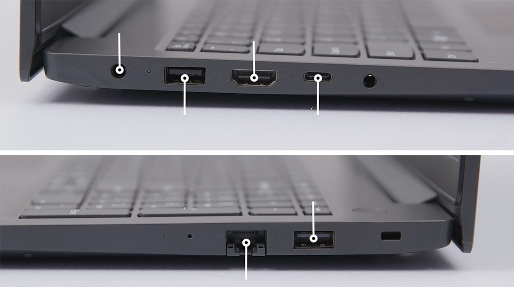 Laptop Lenovo V15 G4 IRU i5 1335U (83A1000LVN) - Cổng kết nối