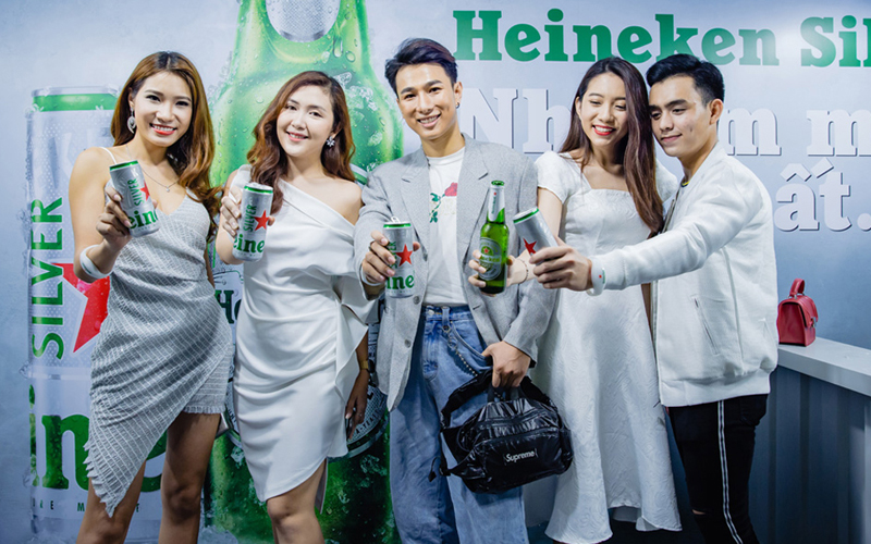 Bia Heineken Silver lon 330ml 1