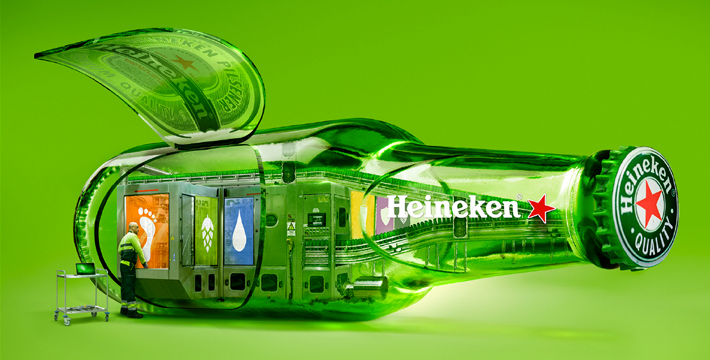 Bia Heineken Sleek 330ml 2