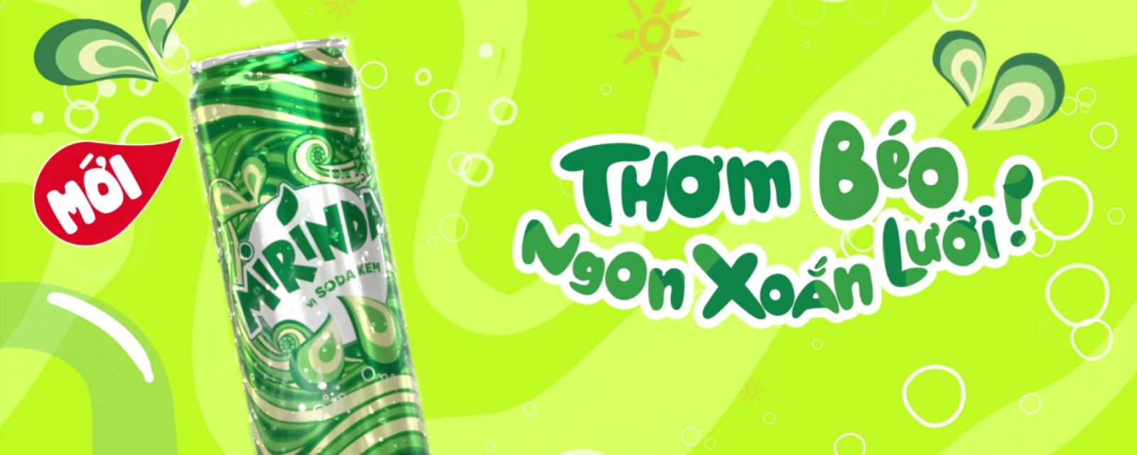 Nước ngọt Mirinda vị soda kem 330ml 0