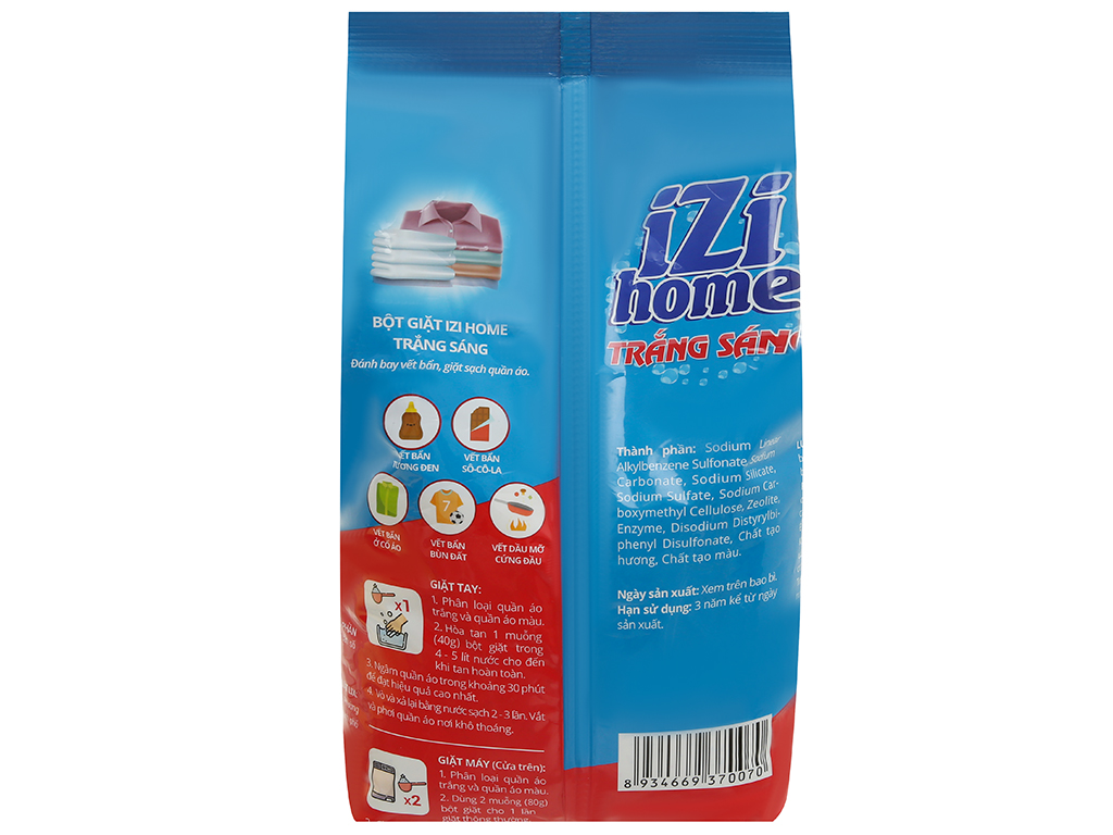 Bột giặt IZI HOME trắng sáng 3kg 3