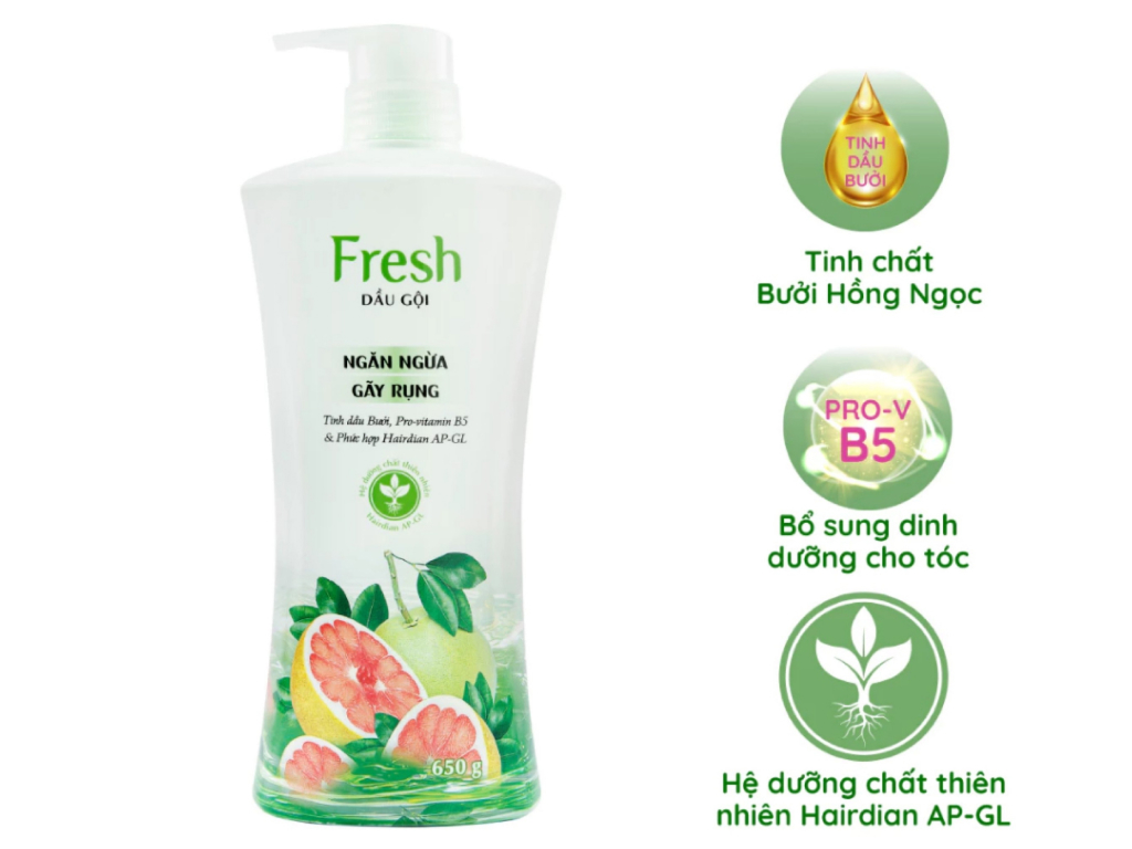 Dầu gội giảm rụng tóc Fresh 650g giá tốt tại Bách hoá XANH