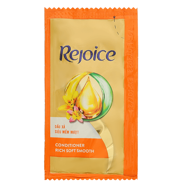 Dầu xả Rejoice siêu mềm mượt 6g x 10 gói 0