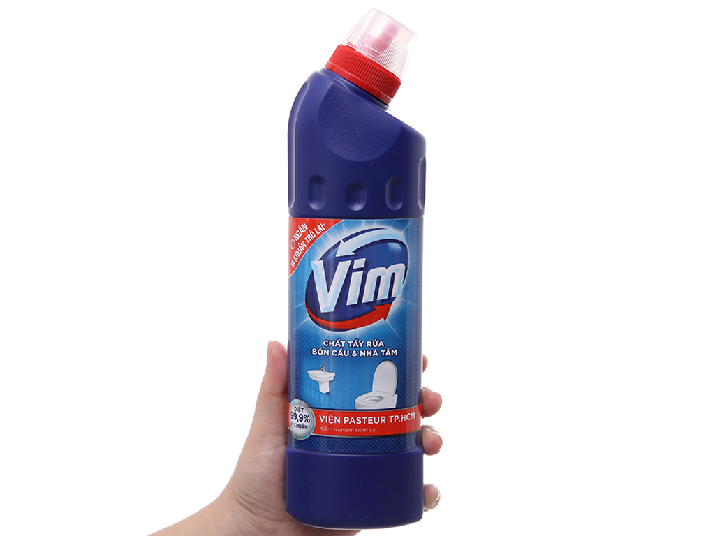 Nước tẩy bồn cầu & nhà tắm VIM diệt khuẩn 500ml 1