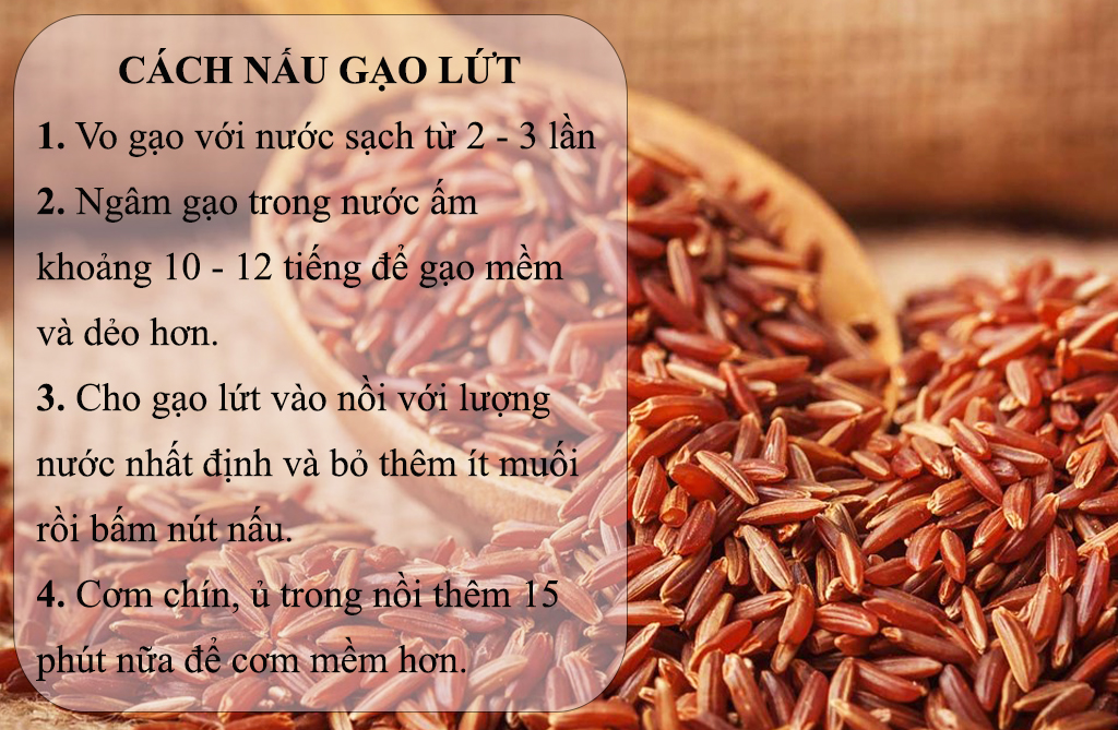 Cách nấu gạo lứt