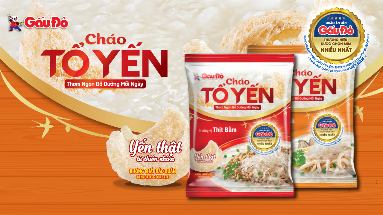 CHÁO LY ĂN LIỀN ĐA DẠNG HƯƠNG VỊ DÙNG NHANH TIỆN LỢI