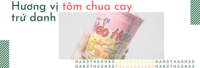 Mì Handy Hảo Hảo tôm chua cay ly 67g 0