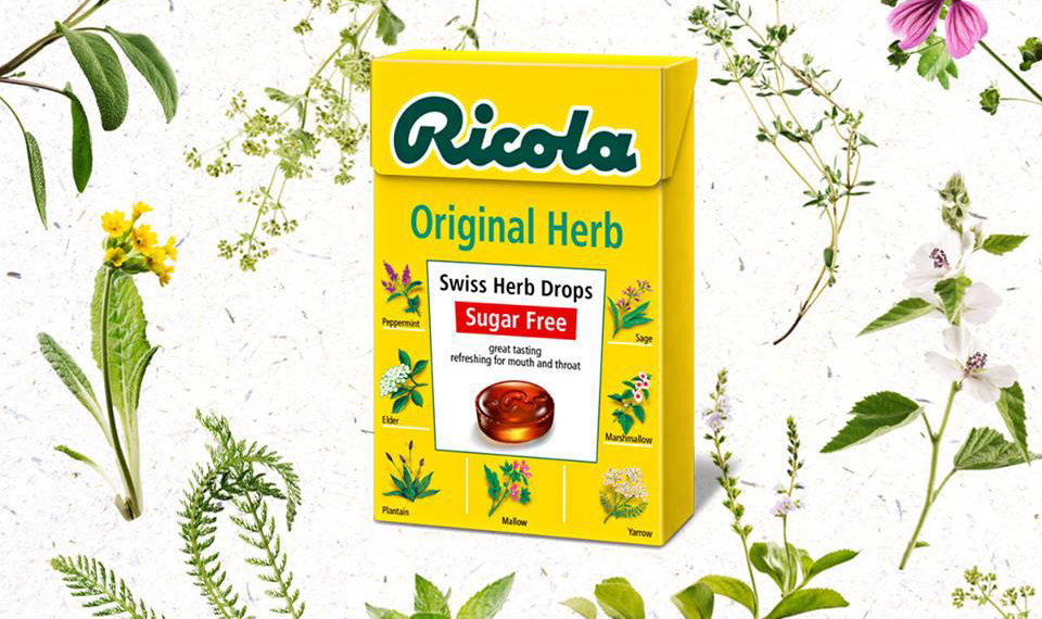Nguyên liệu kẹo ngậm thảo dược Ricola