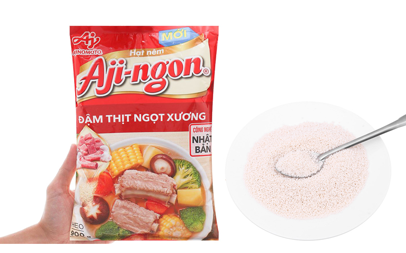 Hạt nêm vị heo Aji-ngon gói 900g 0