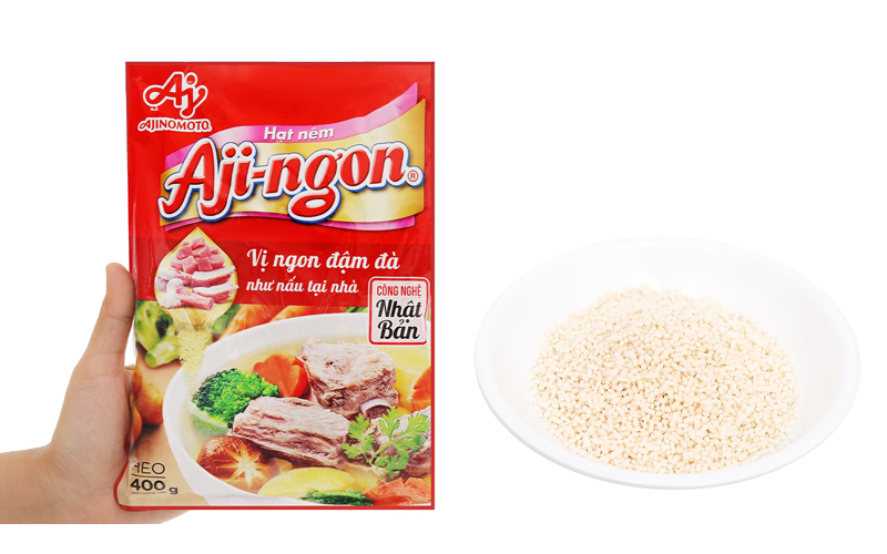 Hạt nêm Xương, thịt heo Aji-ngon gói 400g