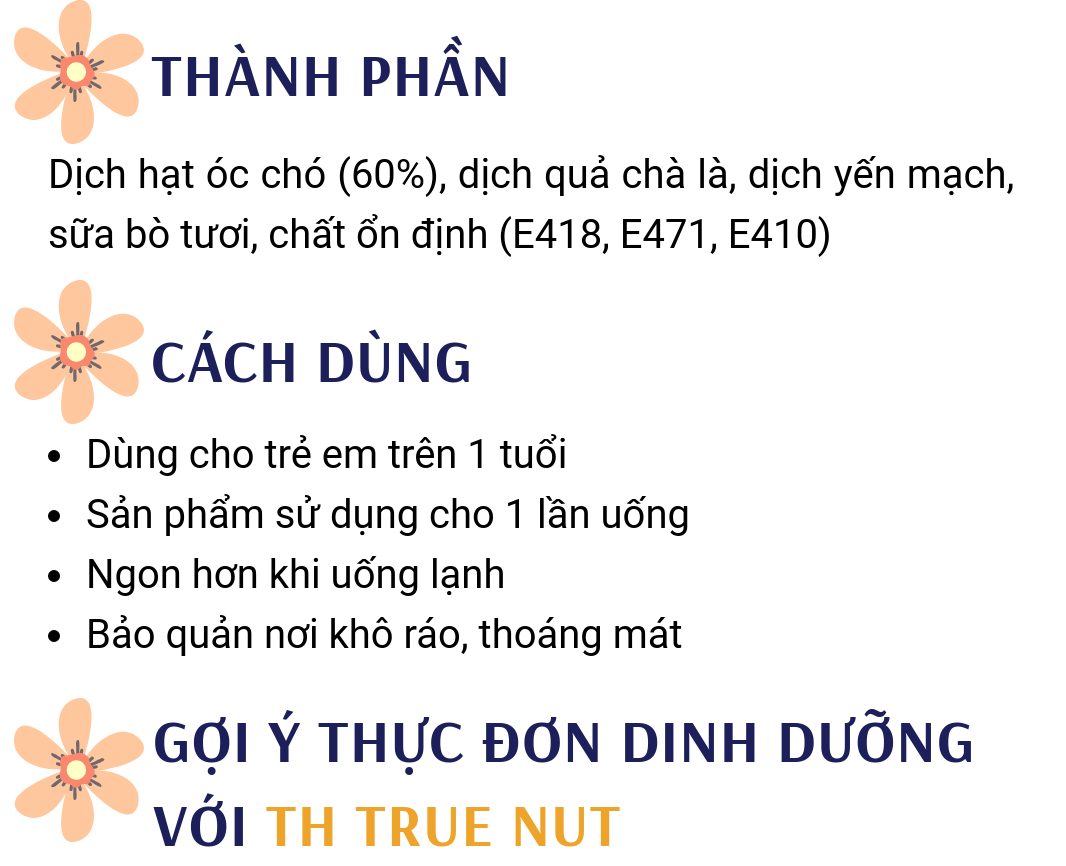 Thùng 48 hộp sữa hạt óc chó TH True Nut 180ml 2