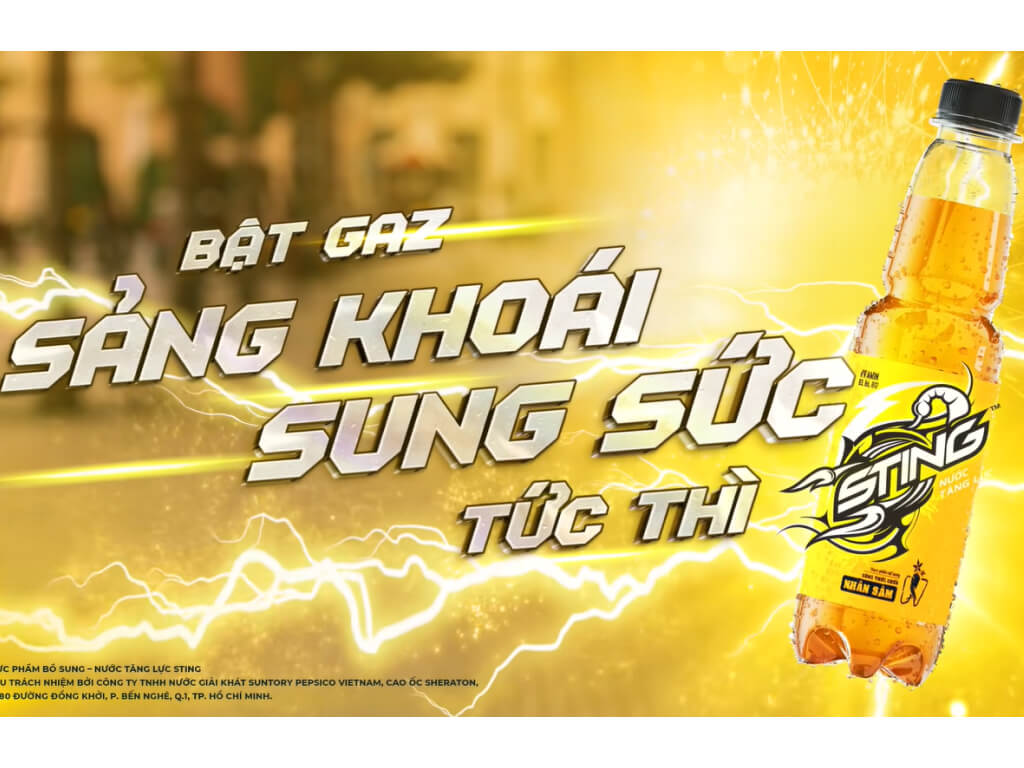 24 chai nước tăng lực Sting Gold 330ml 0