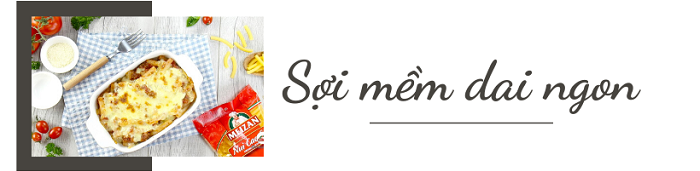 Sợi nui dai mềm
