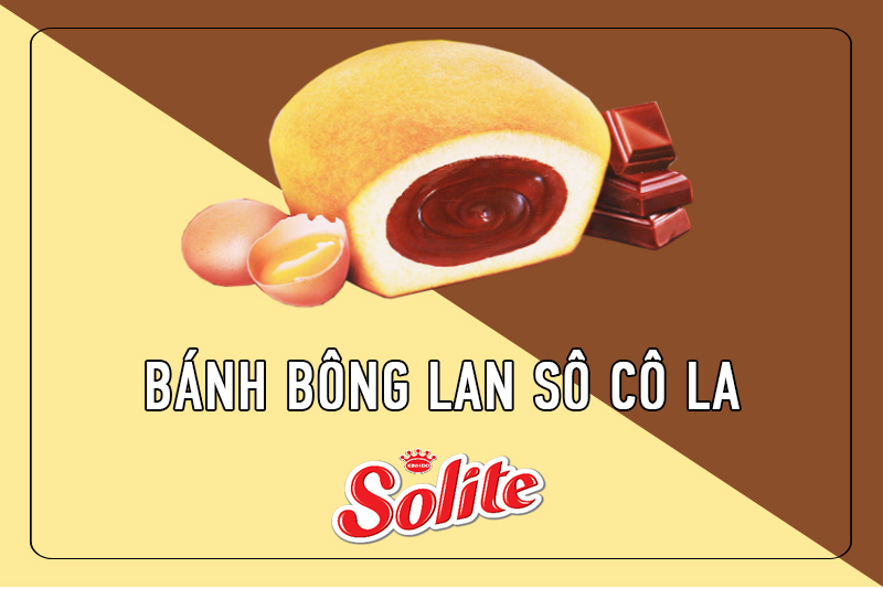 Bánh bông lan Sô cô la Solite 1
