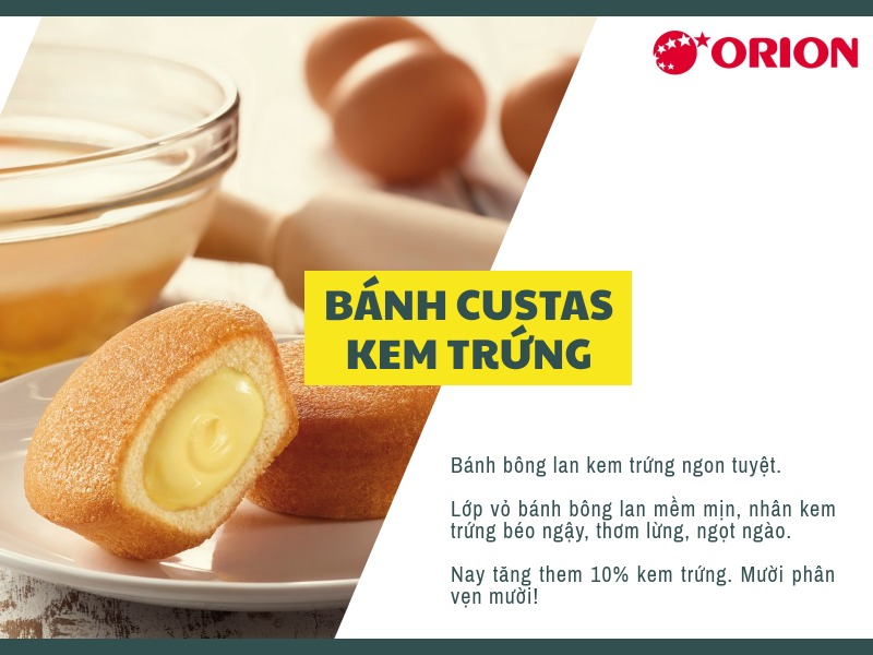 Bánh kem trứng Custas hộp 282g (12 cái) 0