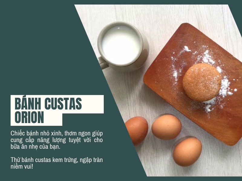 Bánh custas kem trứng 4