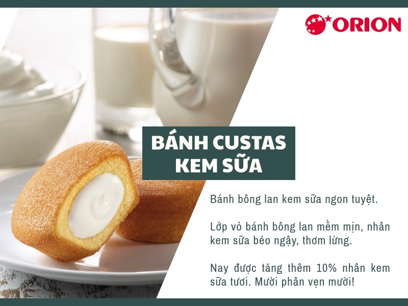 Bánh kem sữa Custas hộp 282g (12 cái) 0